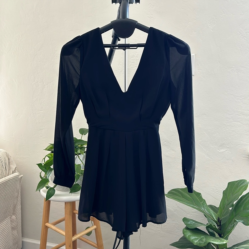 Long sleeve romper